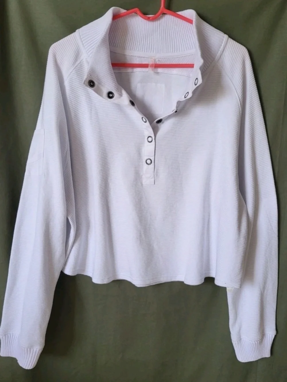 Unworn Free People So Fly Henley Top In White